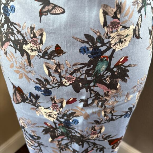 J.Crew Blue Floral Pencil Skirt - size 12 - Picture 3 of 7